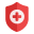 Icono de escudo de salud
